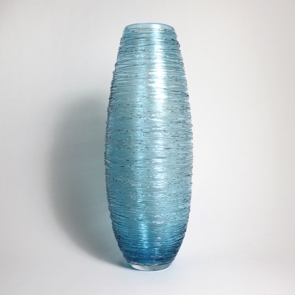 Gossamer Vase Medium Aqua