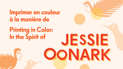 Imprimer en couleur à la manière de Jessie Oonark