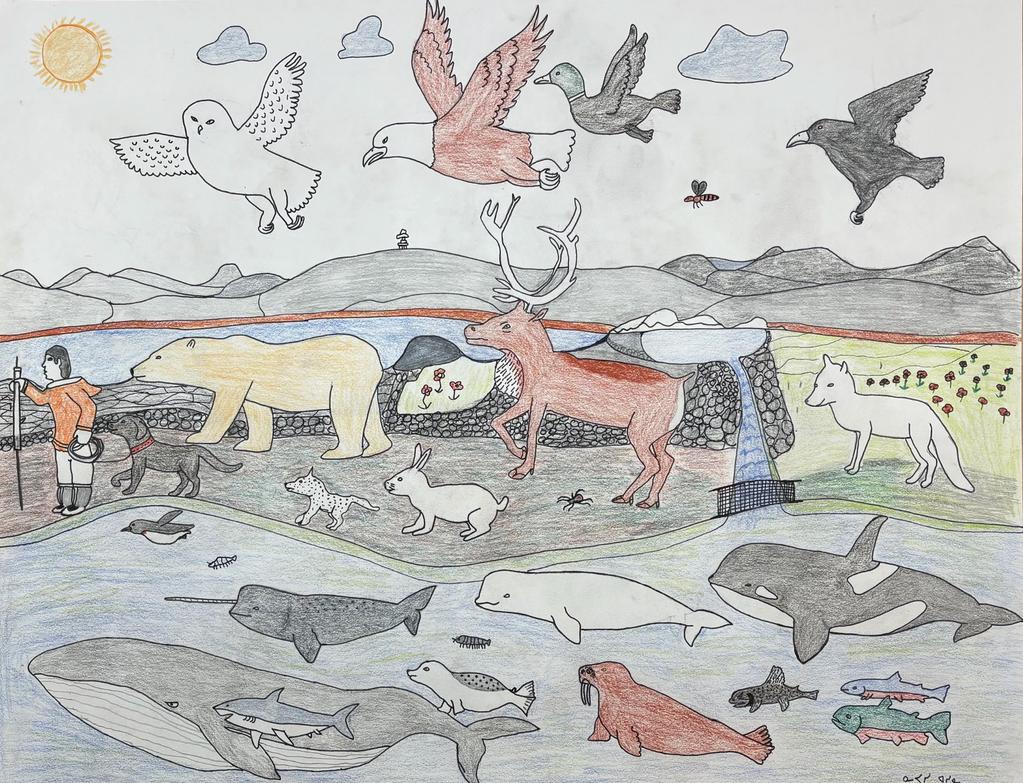Inuit : Oeuvres sur papier