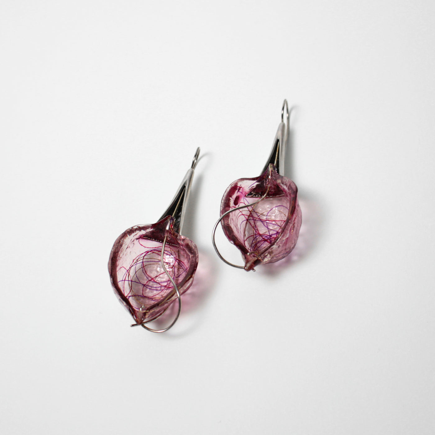 Fuchsia Breath Earrings (Large)