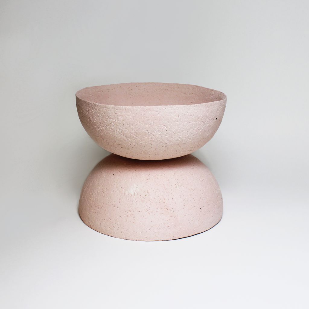 Napoli #9 (bols roses) - Transformée en deux oeuvres à la demande de l'artiste