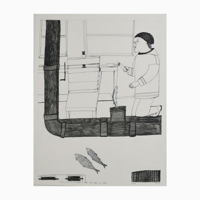 Catching Three Fish in the Pipes at WBEC Litho Shop in My Dream