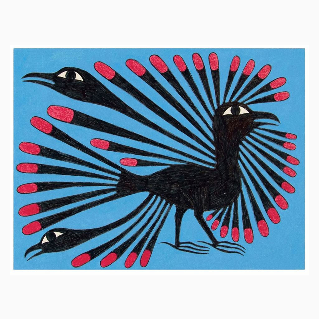Carte Untitled (Filigreed Raven)