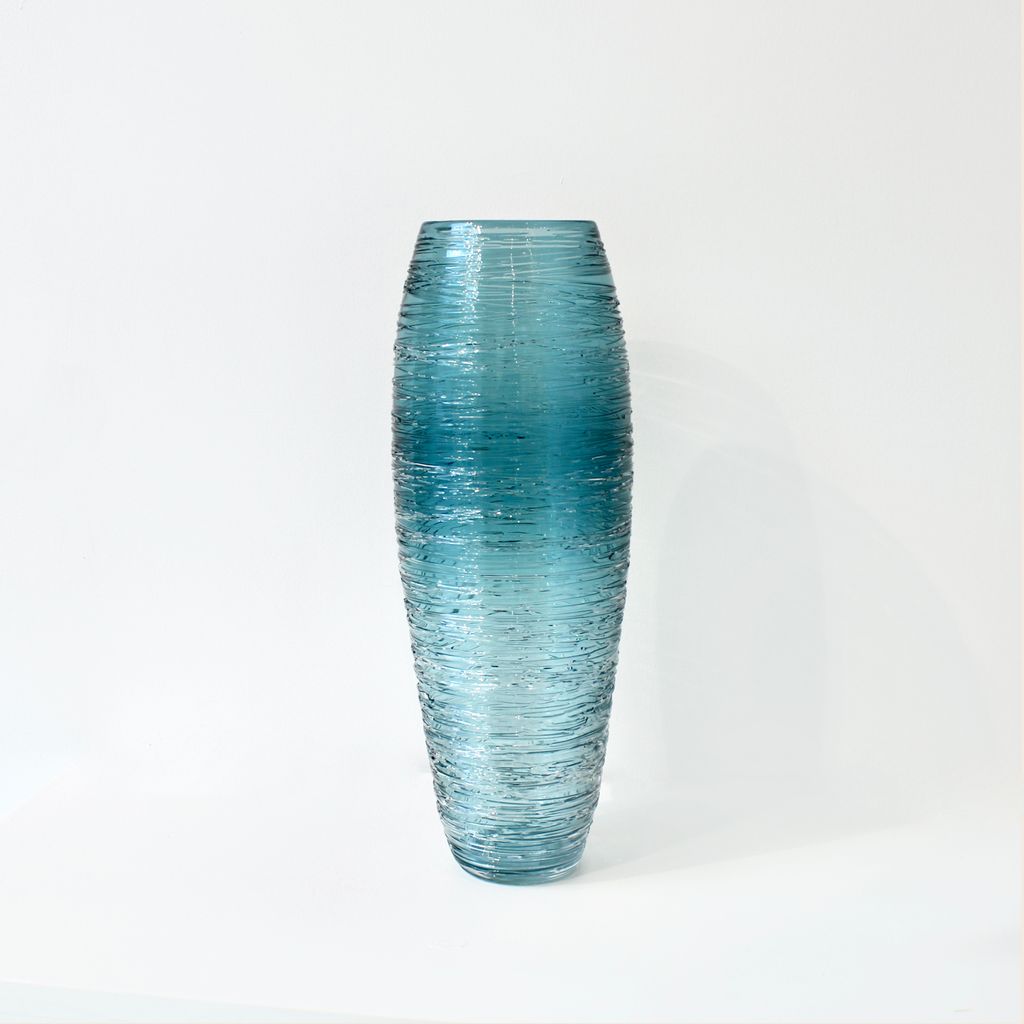 Gossamer Vase Medium Steel Blue