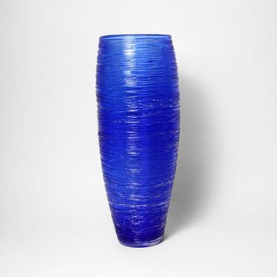 Gossamer vase medium Cereleun bleu