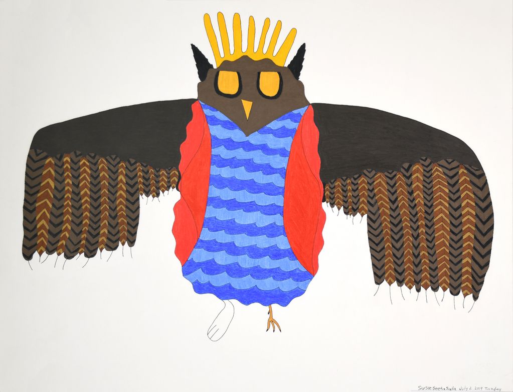 One Wing Rainbow Owl
