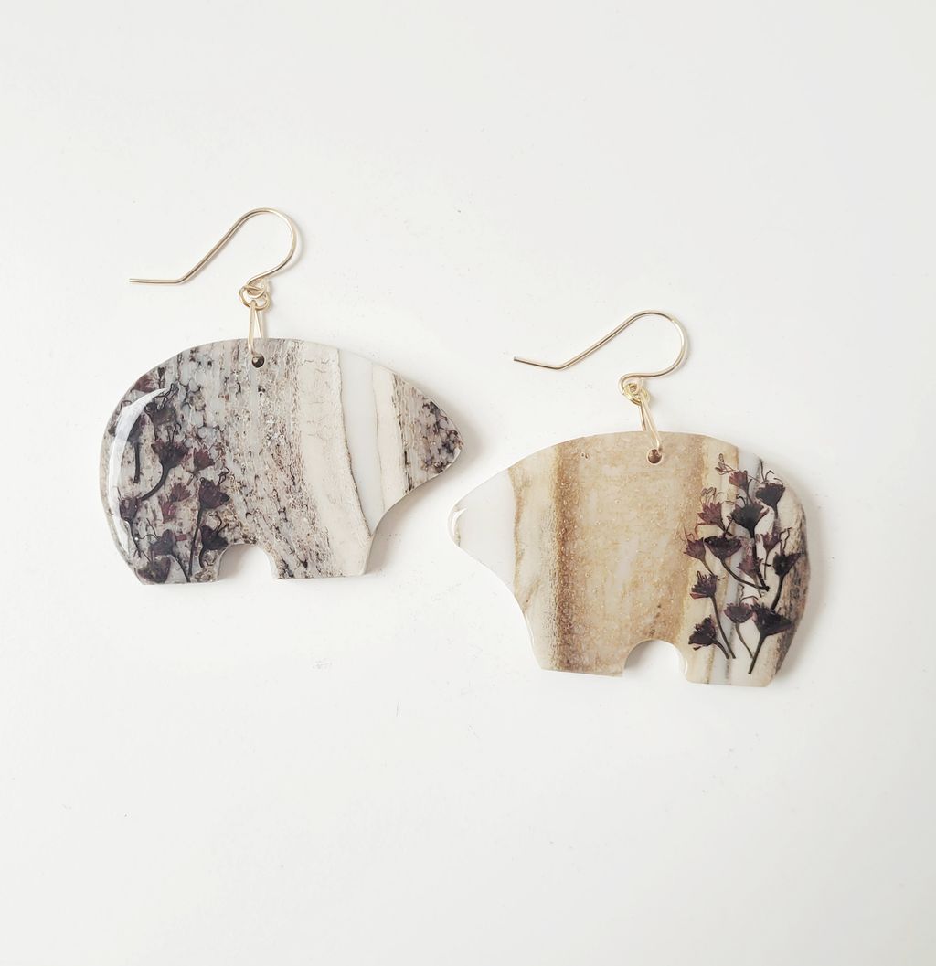 Bear earrings