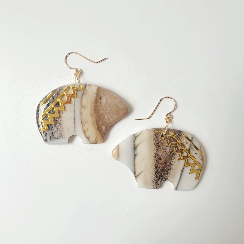 Bear earrings