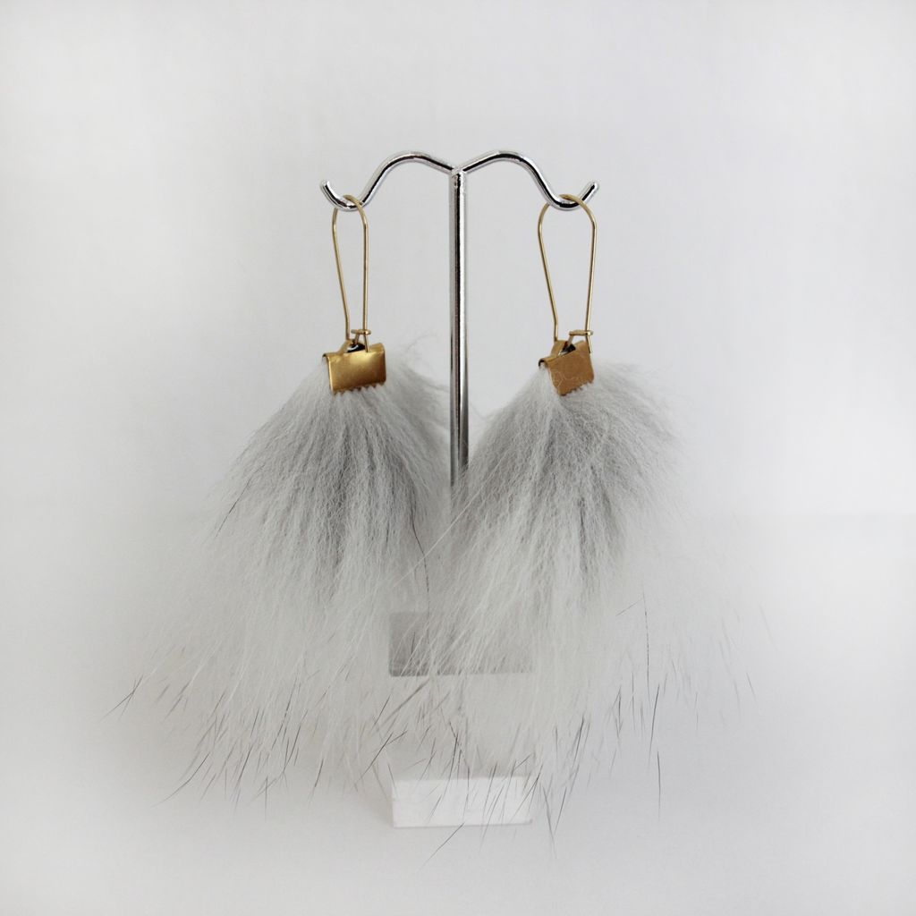 Fox Fur Drop (Grey)