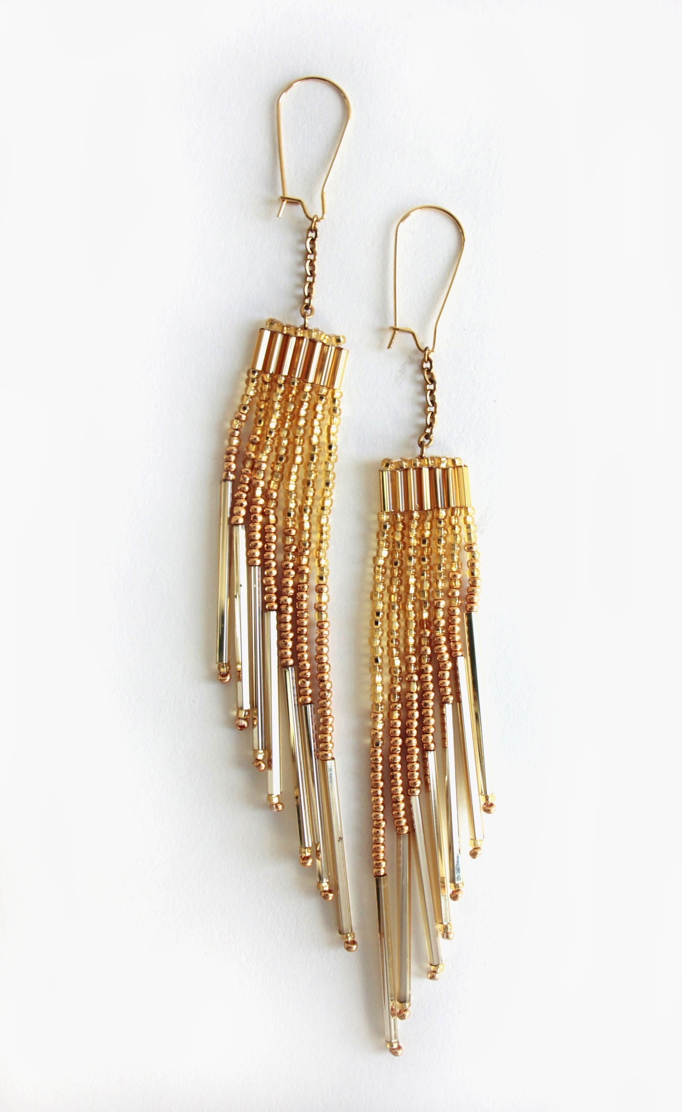Medium Signature Gold Chain Earrings