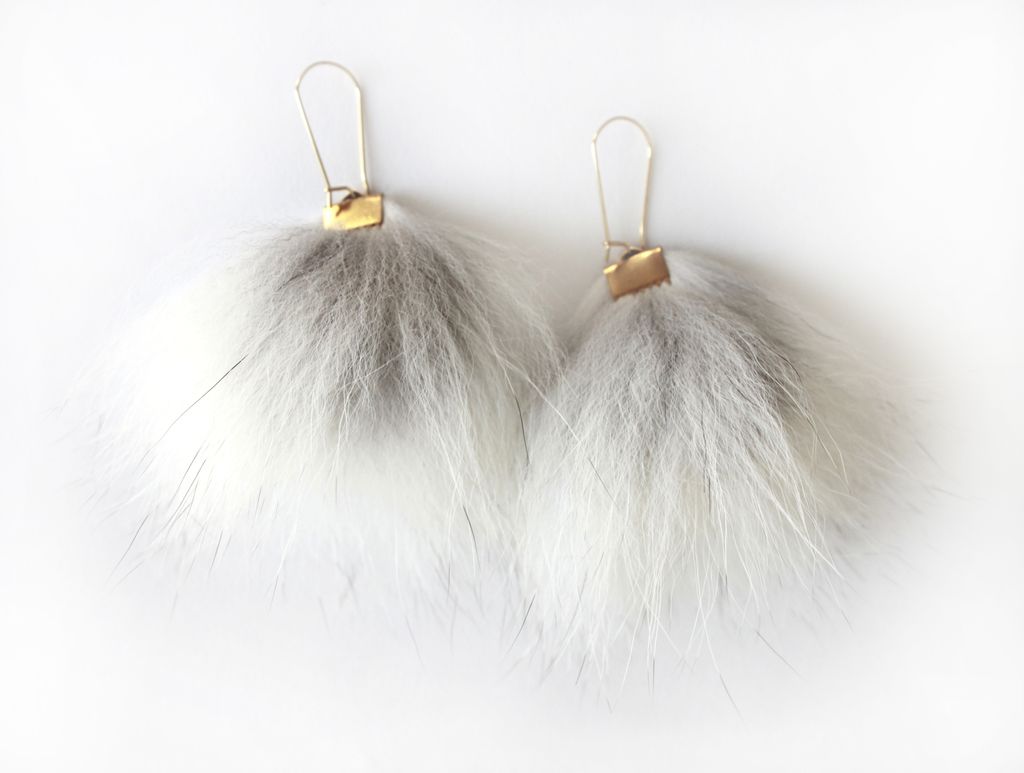 Fox Fur Drop (Grey)