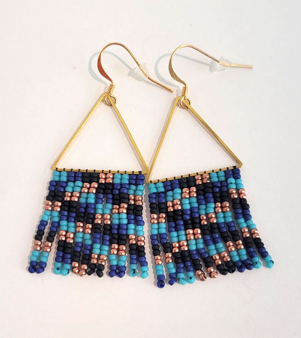 Blue and Rose Gold Zacharies