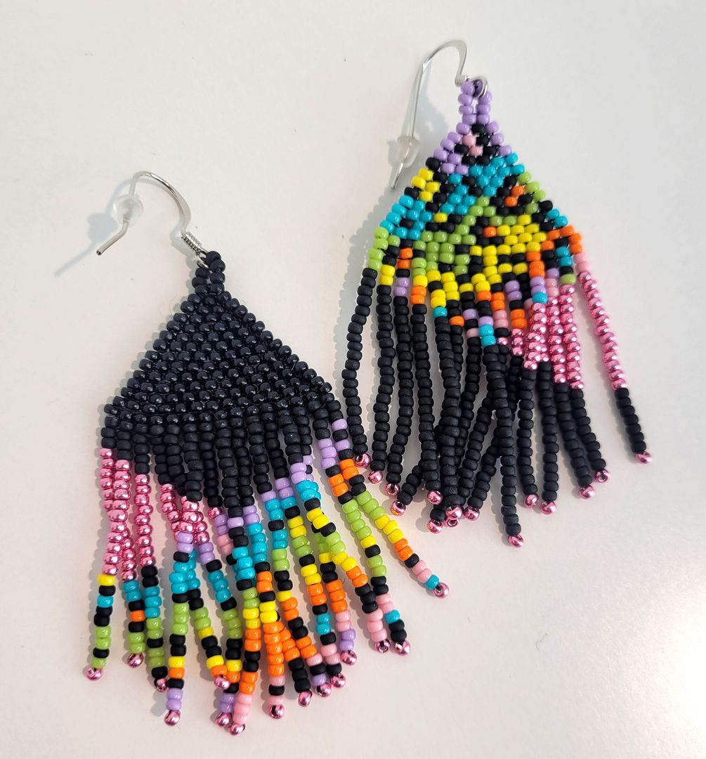 Black and Colours Kats Earrings