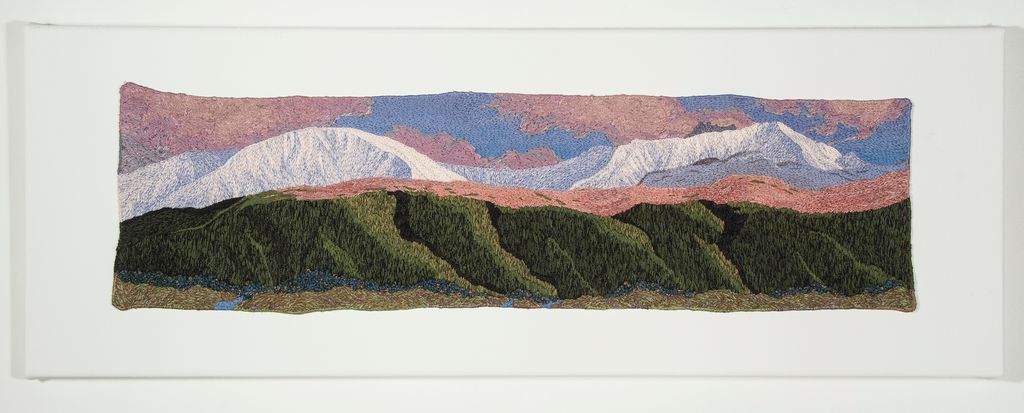 Kluane: Dusk (Outpost and Vulcan Mts)