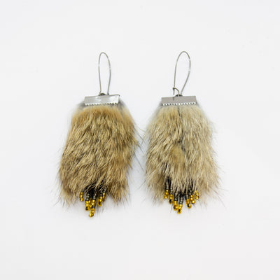 Fur drop light brown