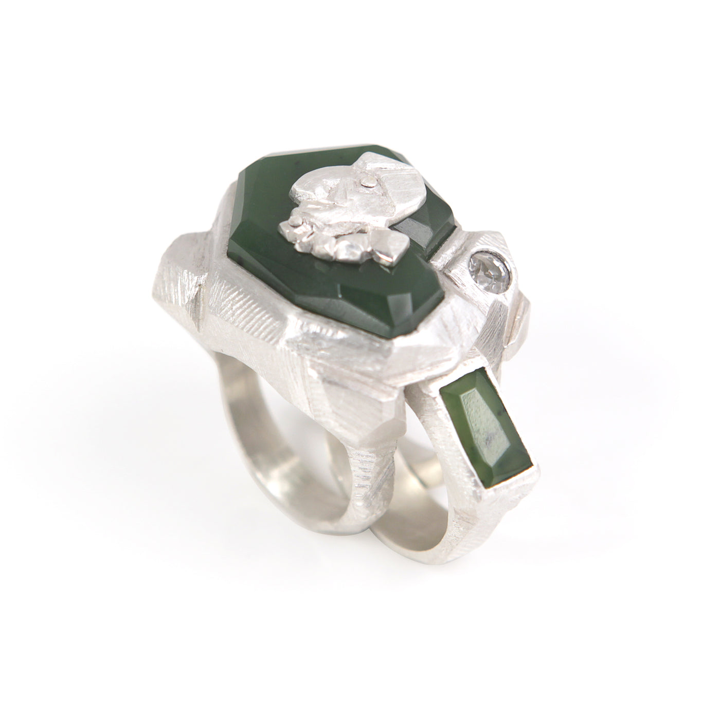 Duality Double Bague Camée (Collection Cave), 2018-2019 - La Guilde
