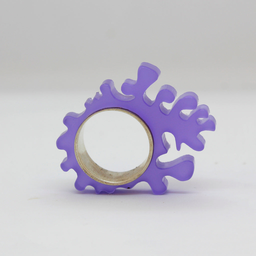 Bague mauve (collection Corail)