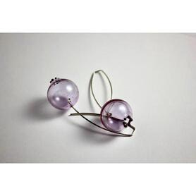 Boucles d'oreille OUPS (rose)