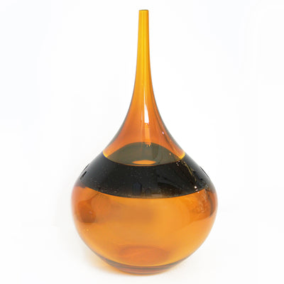 Vase château d'eau ambré
