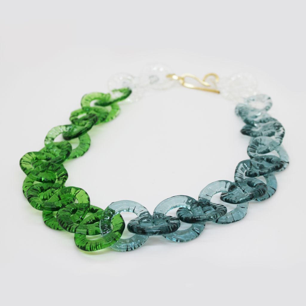Circle Chain Necklace - Ocean