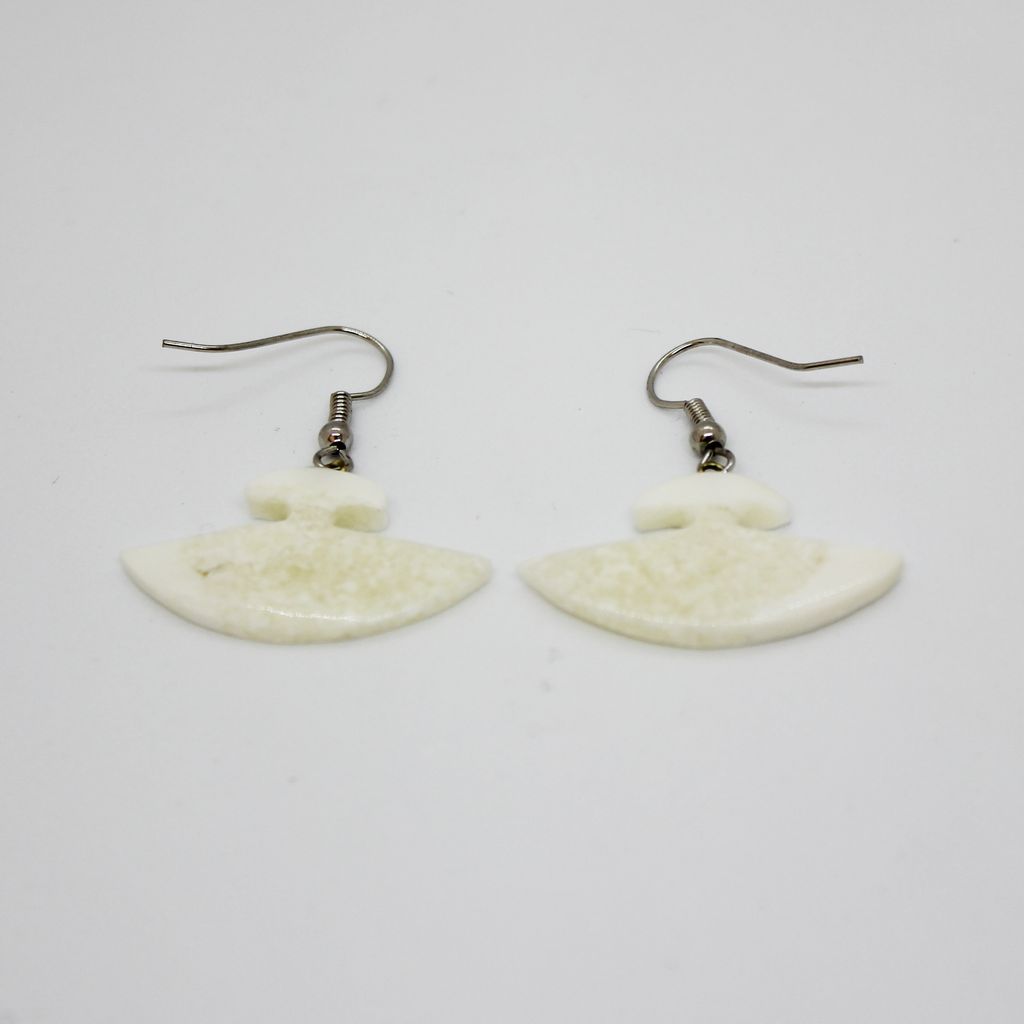 Ulu Ivory Hanging Earrings