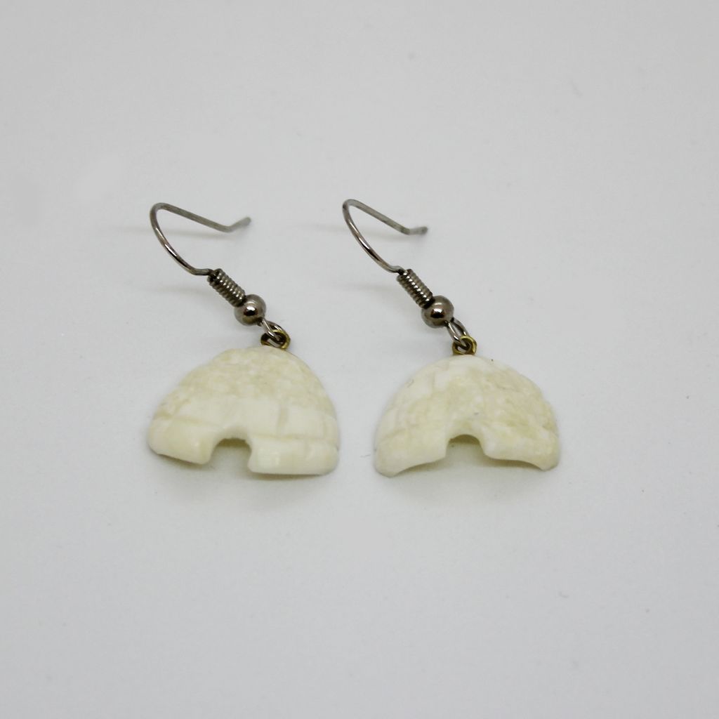 Igloo Ivory Hanging Earrings