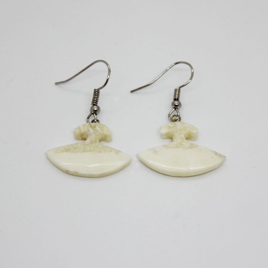 Ulu Ivory Hanging Earrings