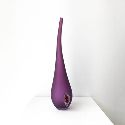 Vase figue mauve