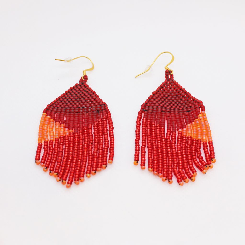 Red Kats Earrings