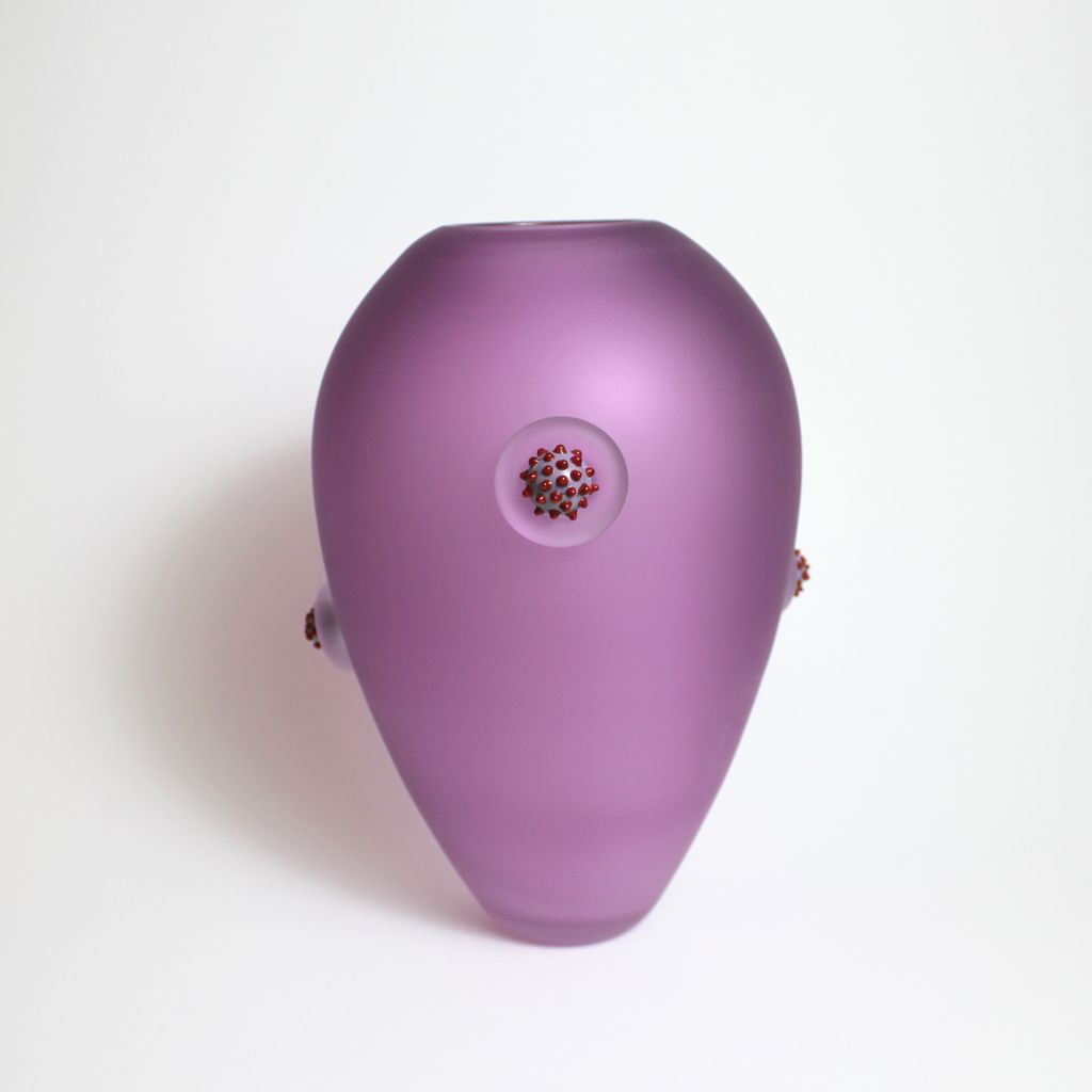 Vase Bourgeon violet