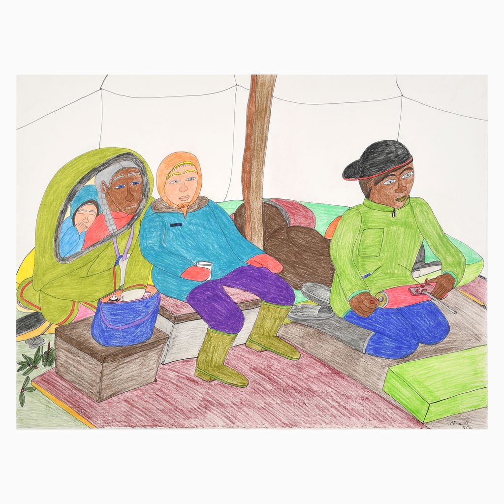 Family in the Tent