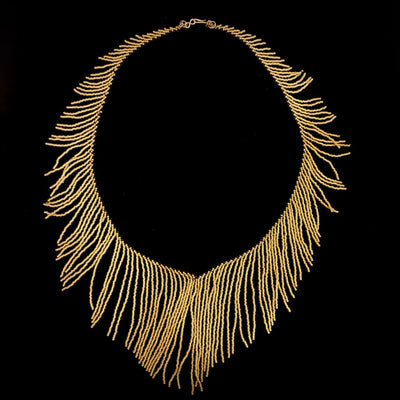 Art Deco Fringe Necklace