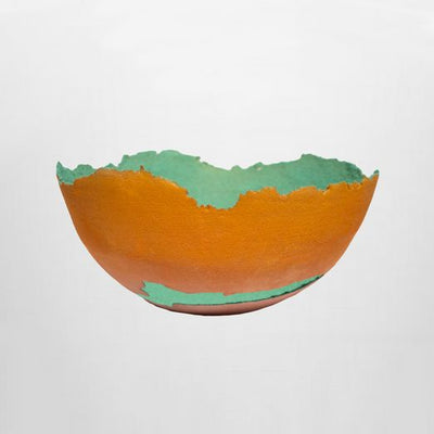 Small Orange and Green Bowl