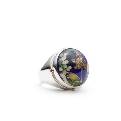 Jardin fleuri (bleu)