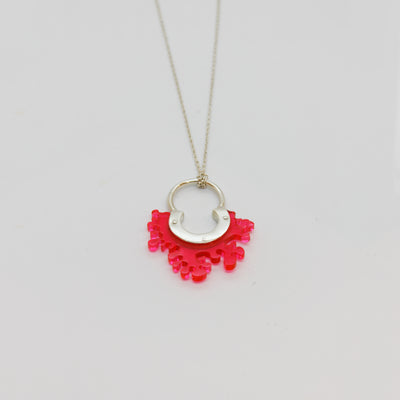 Bague / pendentif rose (collection Corail), 2019 - La Guilde